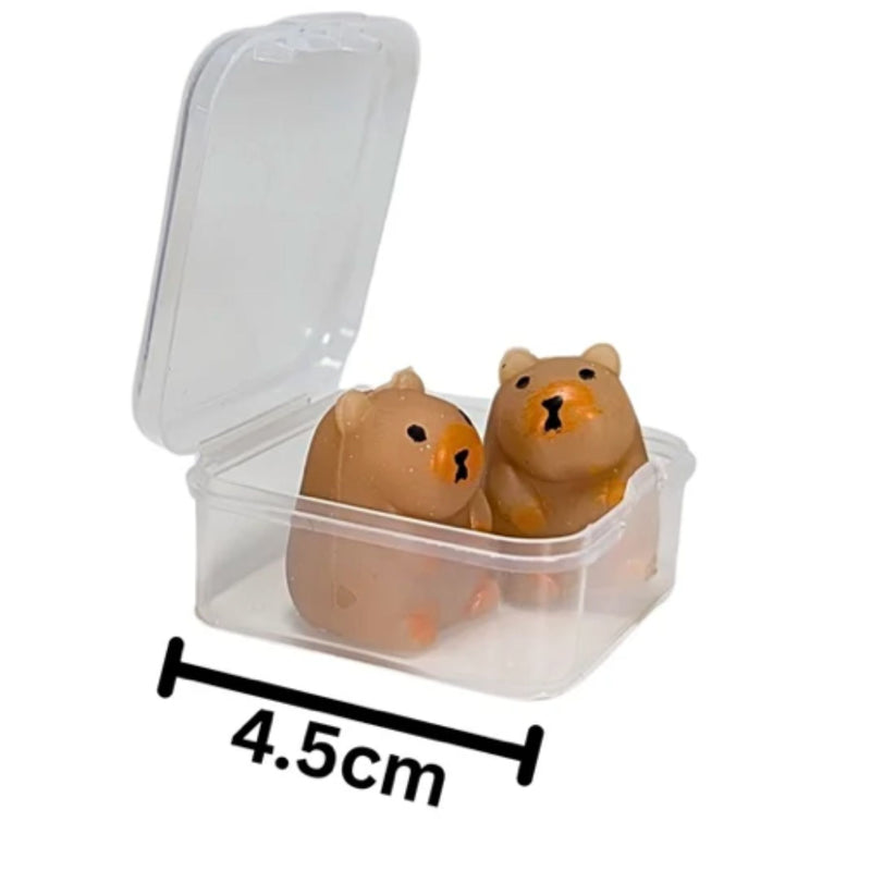 Mini Squishy Capybaras - 2pcs