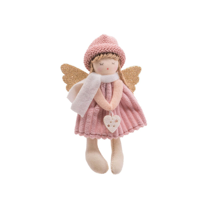 Pink Doting Sister with  Fairy Wings Ornament