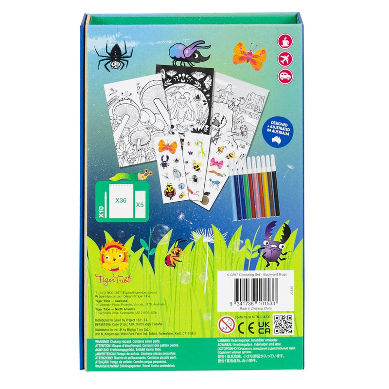 Colouring Set, Backyard Bugs