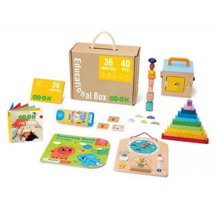 Wooden Educational Box, 36 Months+