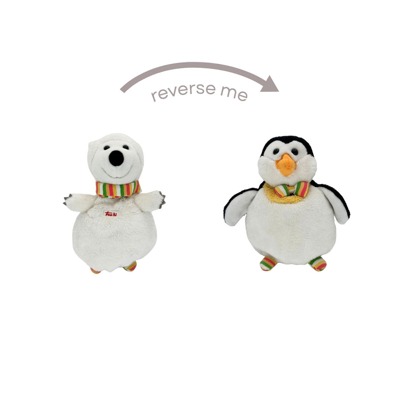 2 in 1 Hand Puppet Polar Bear/Penguin