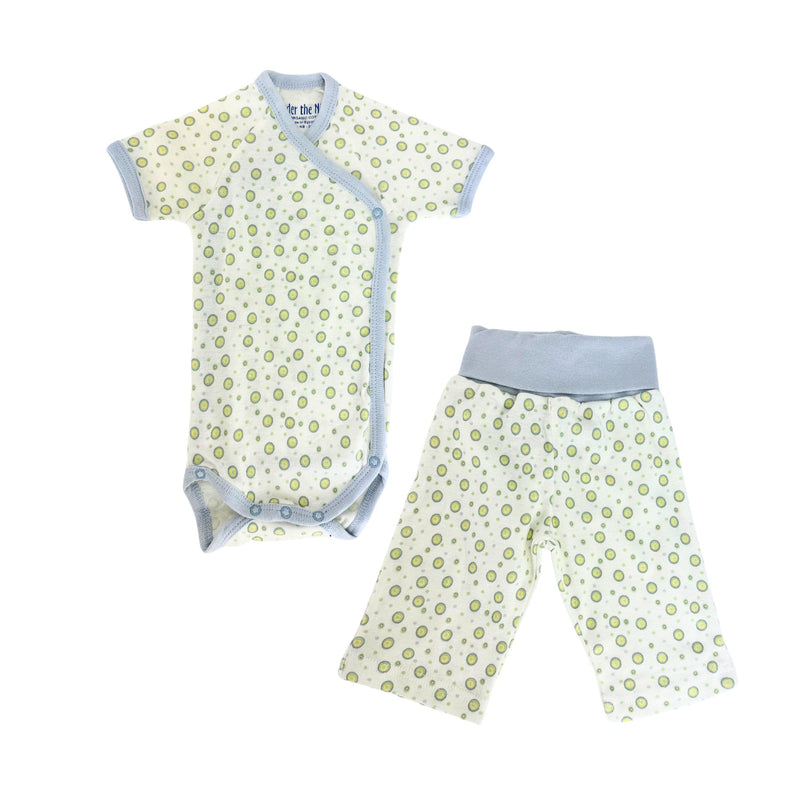 Side Snap Body + Lycra Pants Set