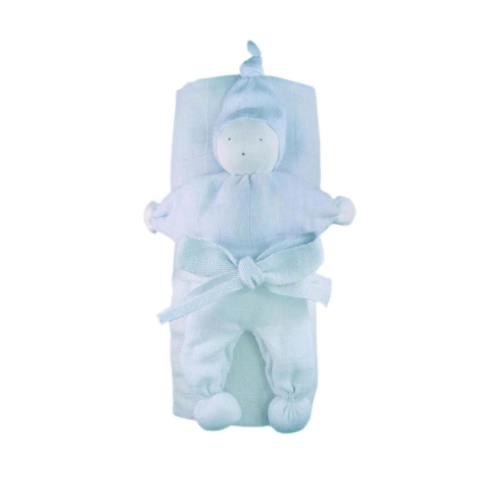 Cotton Swaddle + Snuggling Doll Gift Set
