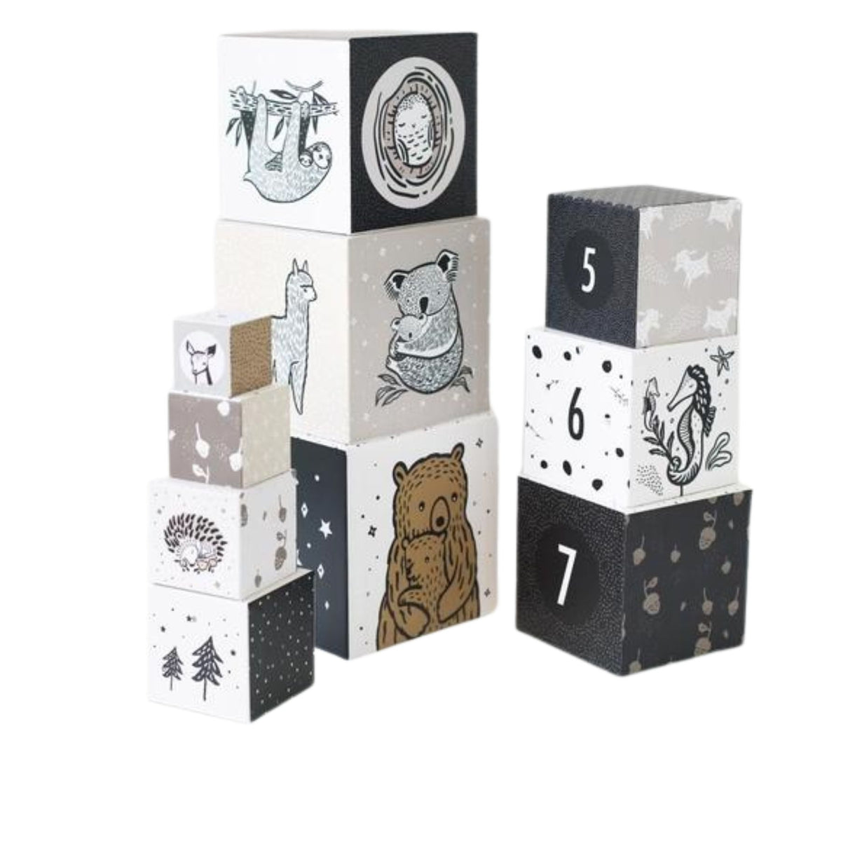Wee Gallery Nesting Blocks — Simply Green Baby