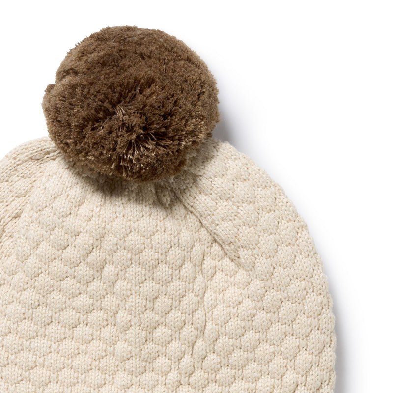 Organic Knitted Bubble Hat