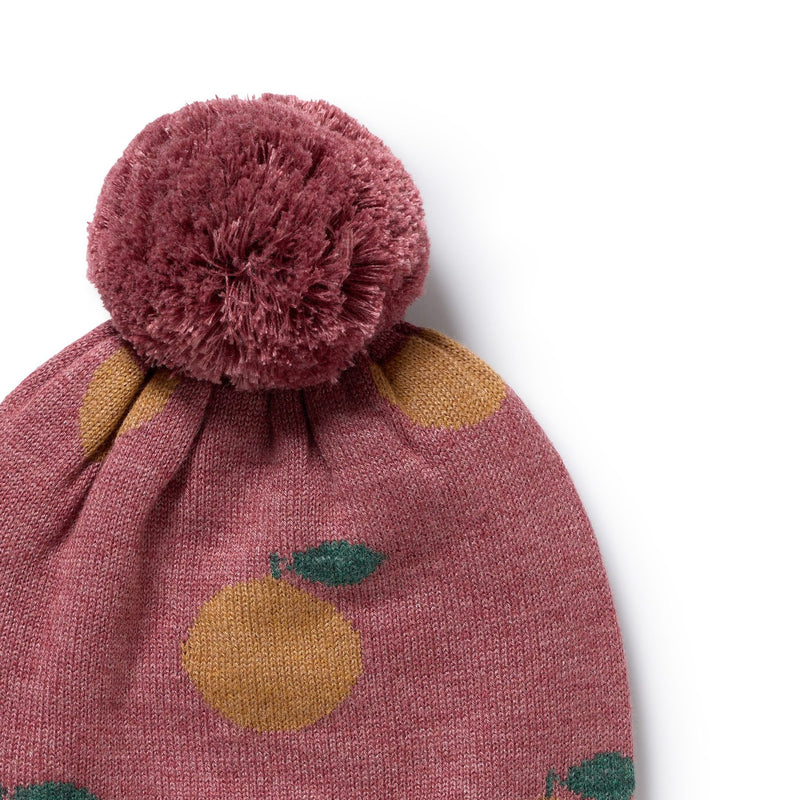 Organic Knitted Jacquard Hat