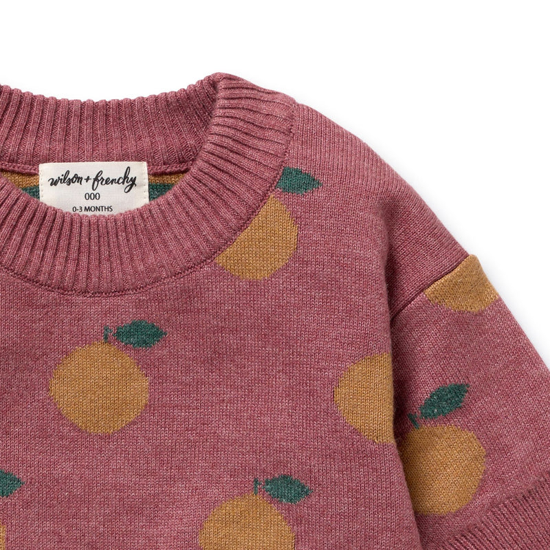 Clementine Organic Knitted Jumper + Legging Set