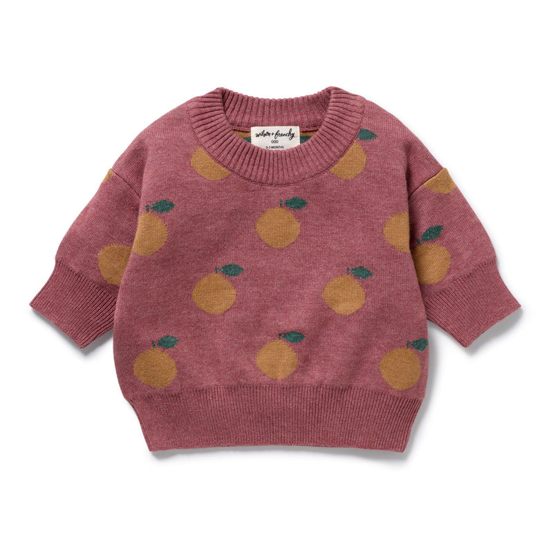 Clementine Organic Knitted Jumper + Legging Set