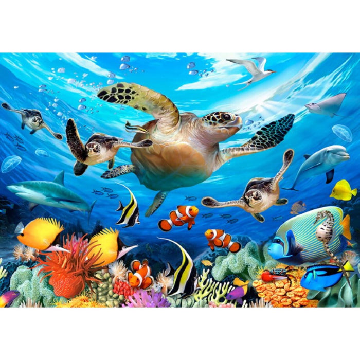 Wooden Jigsaw Puzzle, Ocean Life