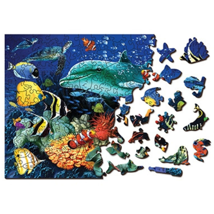 Wooden Jigsaw Puzzle, Underwater Adventures