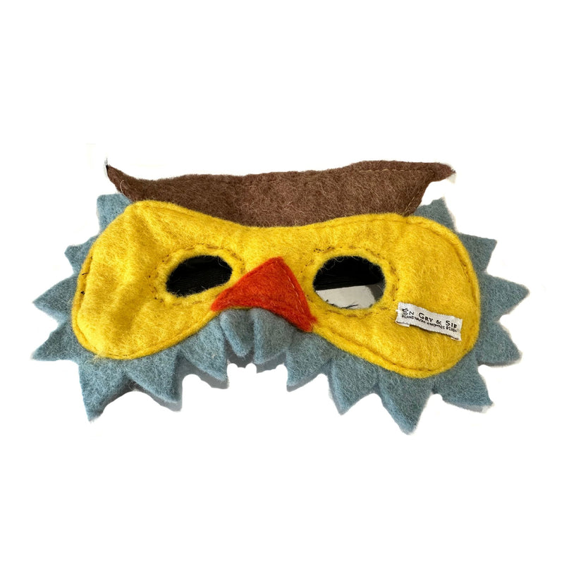 Wool Felt Owl Mask