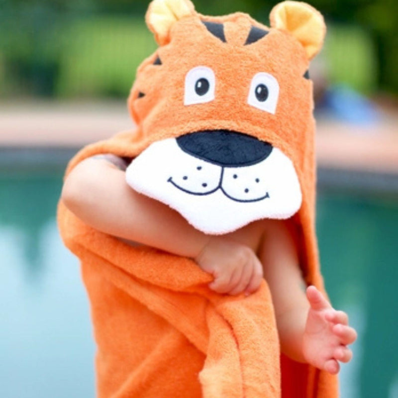 Kids Hooded Towel - Tiger