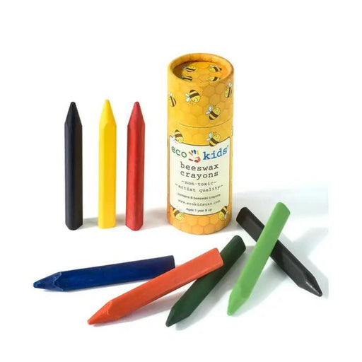 Beeswax Crayons, Triangle-Eco-kids-Simply Green Baby