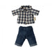 Clothes for Dad Mouse, Blue Jeans-Maileg-Simply Green Baby