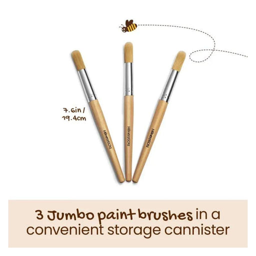 Jumbo Paint Brush Set-Honeysticks-Simply Green Baby