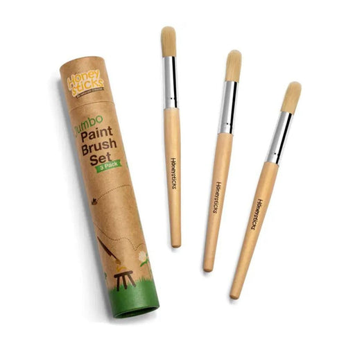 Jumbo Paint Brush Set-Honeysticks-Simply Green Baby