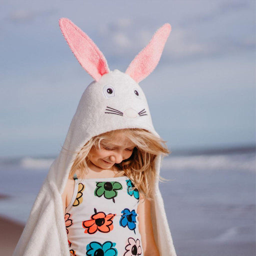 Kids Hooded Towel - Bunny-Yikes Twins-Simply Green Baby