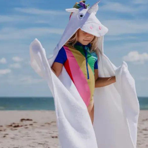 Kids Hooded Towel - Unicorn-Yikes Twins-Simply Green Baby