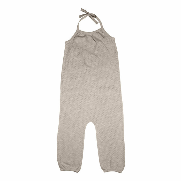 L'ovedbaby Pointelle Halter Romper-Simply Green Baby