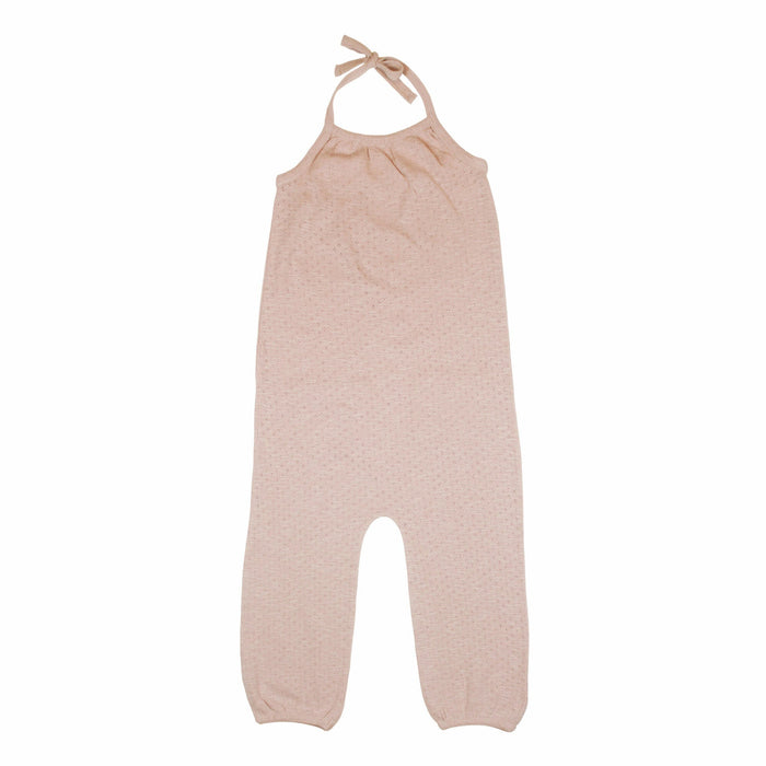 L'ovedbaby Pointelle Halter Romper-Simply Green Baby