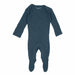 L'ovedbaby Pointelle Lap Shoulder Footie-Simply Green Baby