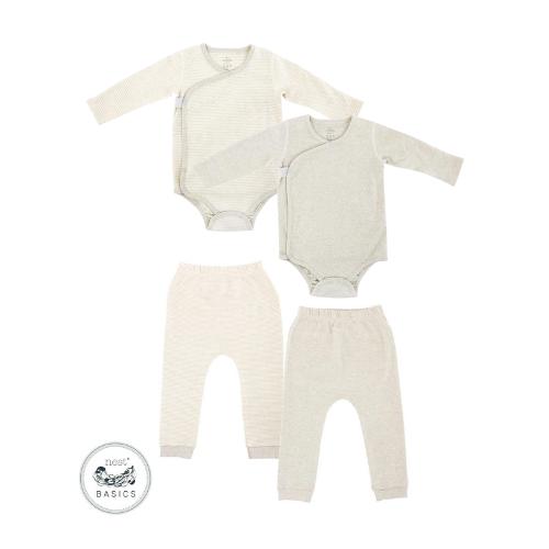 Basics Ribbed Harem Leggings (Organic Cotton, 2 Pack) - Light Grey – Nest  Designs