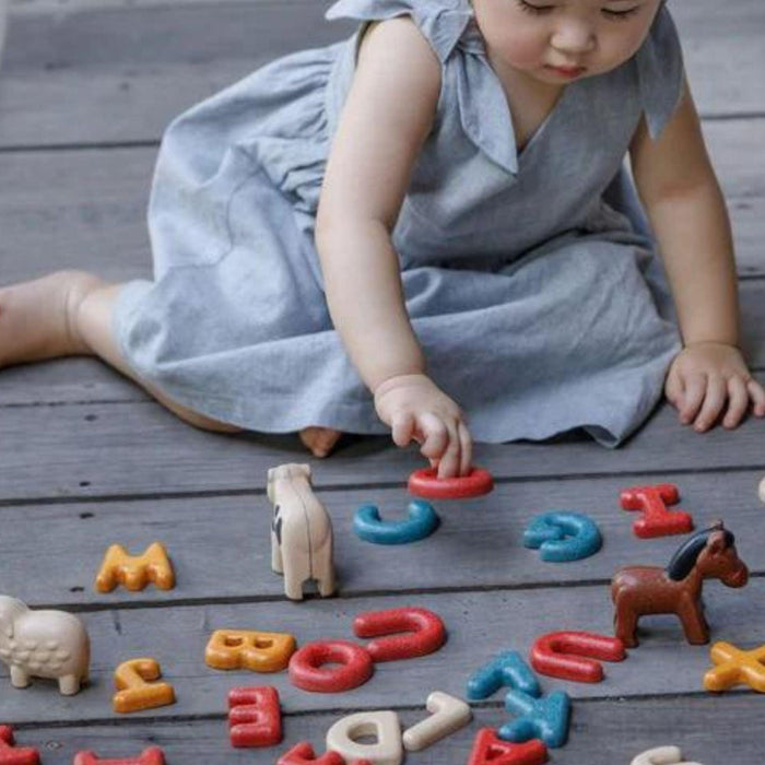 Upper Case Alphabet-Plan Toys-Simply Green Baby