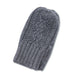 Angel Dear, Cable Mittens - Heather Grey-Simply Green Baby