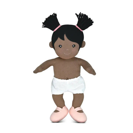 Apple Park Organic Doll - Park Friends, Mia in Dusty Rose-Simply Green Baby