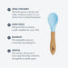 Avanchy Bamboo Baby Spoon-Simply Green Baby