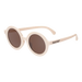 Babiators LTD Euro Round Sunglasses - Sweet Cream-Simply Green Baby