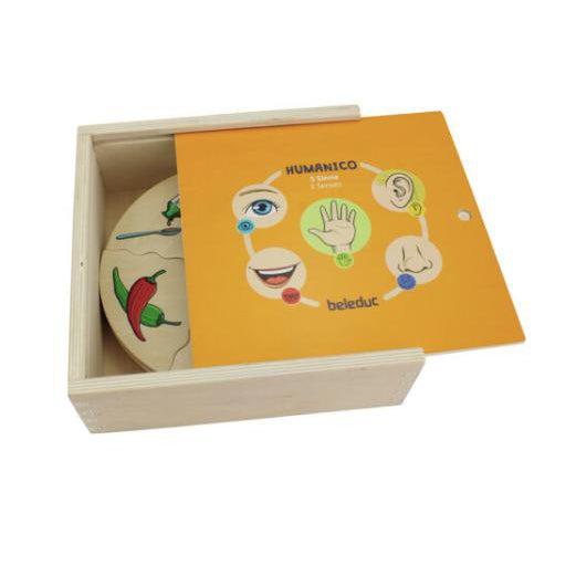 Beleduc Humanico Puzzle - 5 Senses-Simply Green Baby