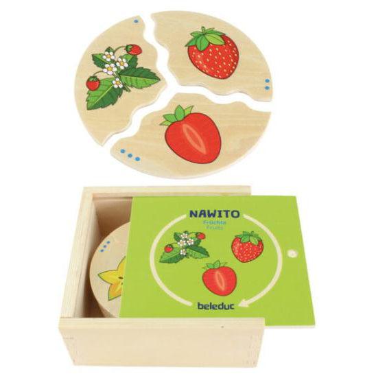 Beleduc Nawito Puzzle - Fruits-Simply Green Baby