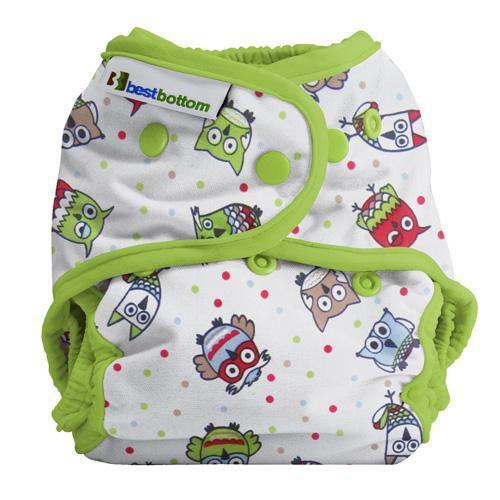 Best Bottom All In Two Cover, Snap-Simply Green Baby