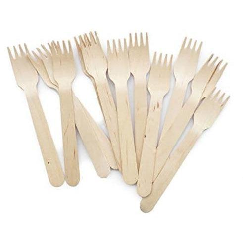Biodegradable Birch Wood Cutlery Sets - Pack of 100-Simply Green Baby
