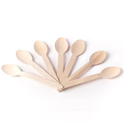Biodegradable Birch Wood Cutlery Sets - Pack of 100-Simply Green Baby