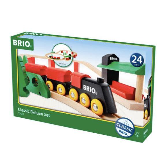 Brio Classic Deluxe Railway Set-Simply Green Baby