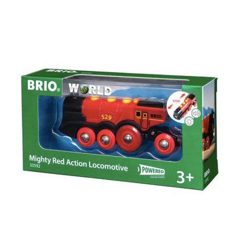 Brio Mighty Red Action Locomotive-Simply Green Baby