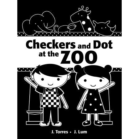 Checker and Dot at the Zoo-Simply Green Baby