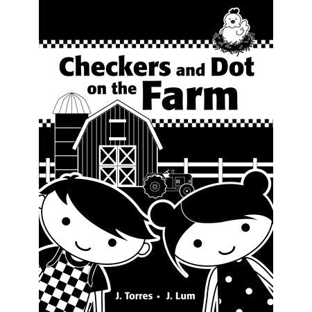 Checker and Dot on the Farm-Simply Green Baby