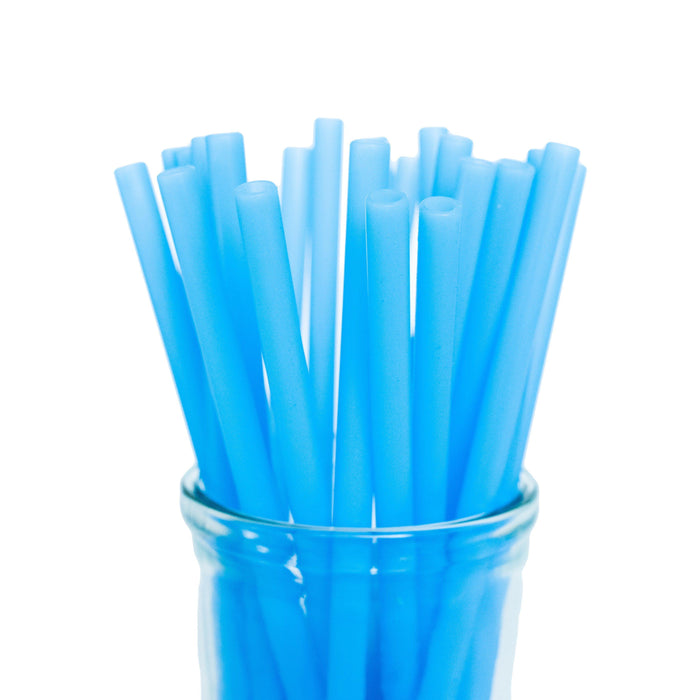 Colibri Reusable Silicone Straw Single - Blue-Simply Green Baby
