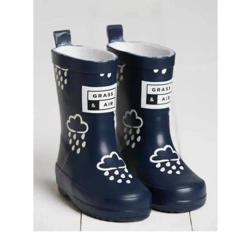 Colour-Changing Rain Boots - Navy-Simply Green Baby