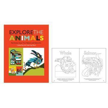 Colouring Book - Explore the Animals-Simply Green Baby