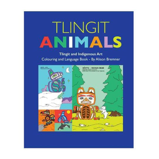 Colouring Book - Tlingit Animals-Simply Green Baby