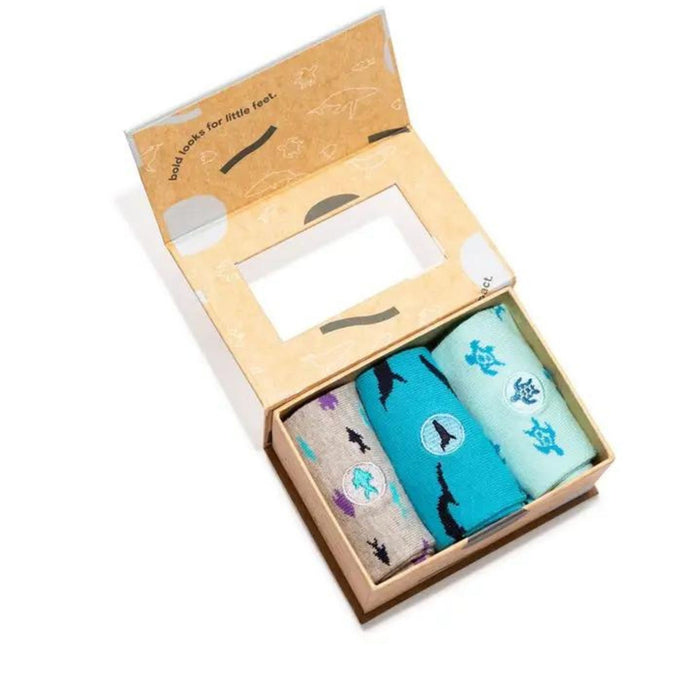 Boxed Set, Kids Socks that Protect Oceans