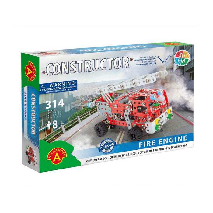 Constructor Fire Engine-Simply Green Baby