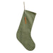 Cotton Christmas Stockings - Olive Green-Simply Green Baby