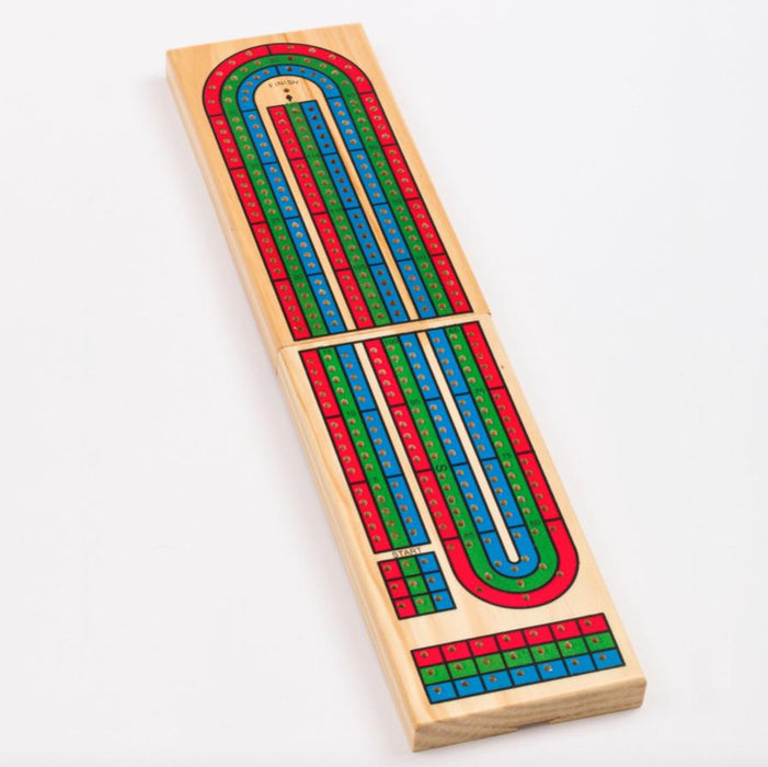 Cribbage Board + Playing Cards-Simply Green Baby
