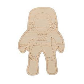 DIY Art Project Wooden Cutouts - Outer Space-Simply Green Baby