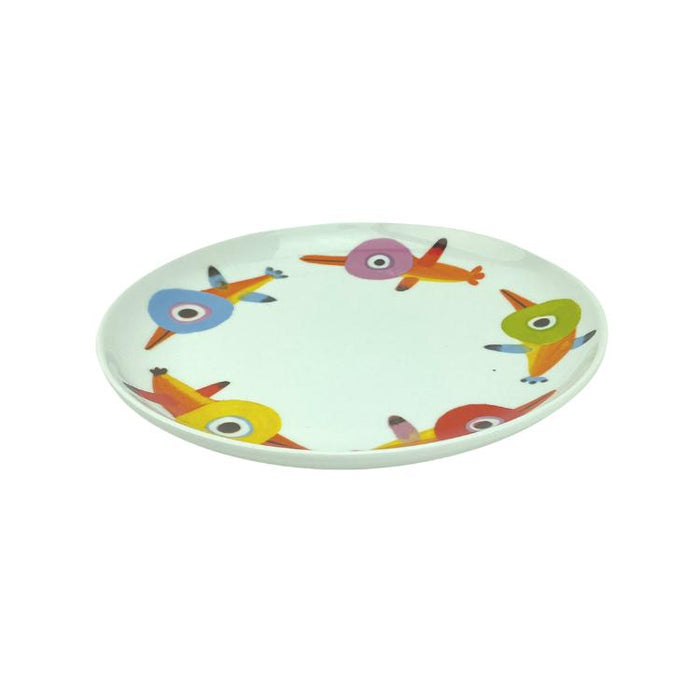 Djeco Porcelain Plate + Bowl Dish Set - Little Sparrow-Simply Green Baby